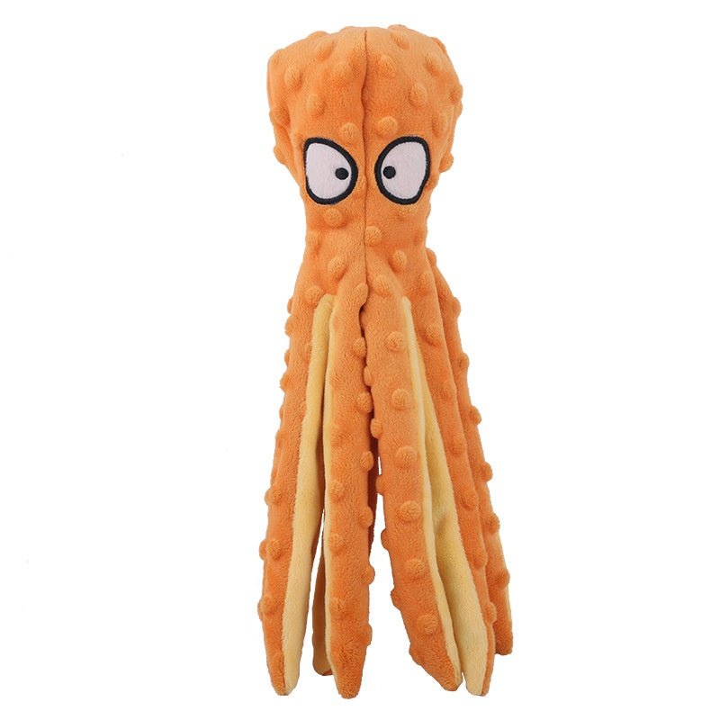 Plush Pet Octopus Chew Tow