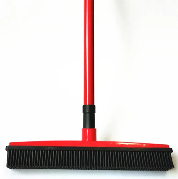 MagicPaw Pet Hair Broom — Lifts Embedded Fur Your Vacuum Leaves Behind