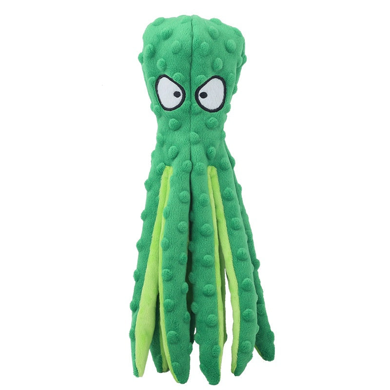 Plush Pet Octopus Chew Tow